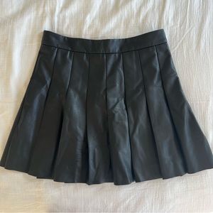 Aritzia Leather Skirt
